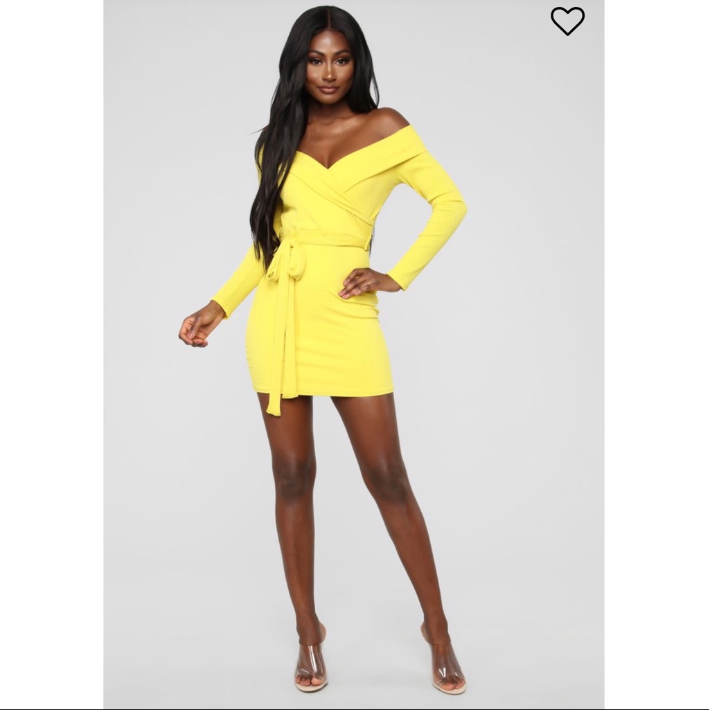 Fashion Nova You Bring Me Sunshine Mini Dress